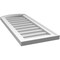 Ekena Millwork Arch Top Surface Mount PVC Gable Vent: Functional, w/ 2"W x 1-1/2"P Brickmould Frame, 14"W x 32"H GVPAR14X3202SF - alternate 5